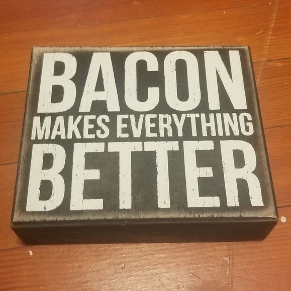 Primitives by Kathy Other - Bacon kitchen sign